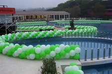 Ankara ankaya ieki den 100 metre iyeri al balon dekoru XXL paket