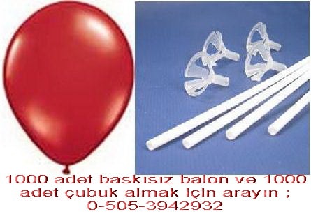 Ankara ankaya ieki den 12 inc 1 ci kalite 1000 basksz balon ve 1000 balon ubuu renk seimi yapabilirsiniz